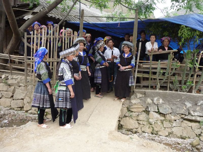 Mariage chez les Hmongs Bleus