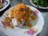 Crêpes de riz avec crevettes séchées